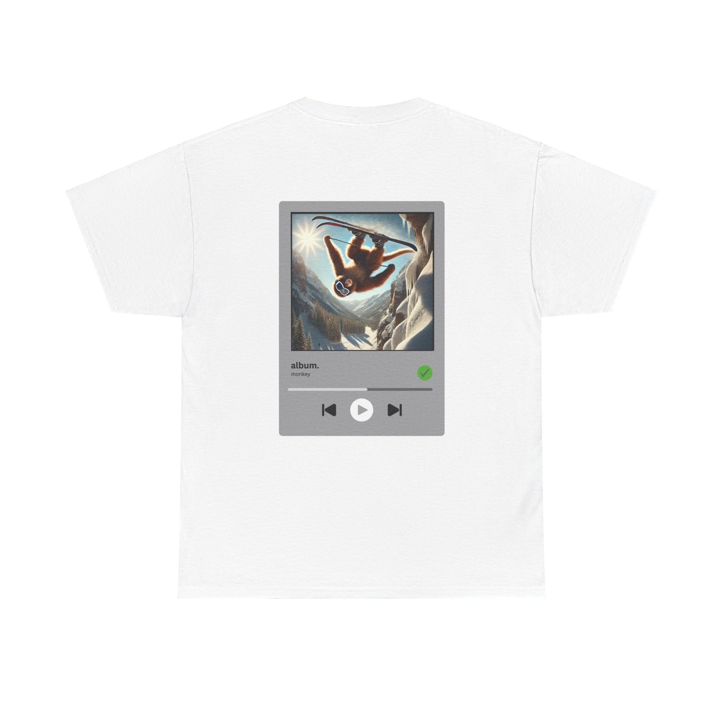 ALBUM T-SHIRT "MONKEY SKIING"