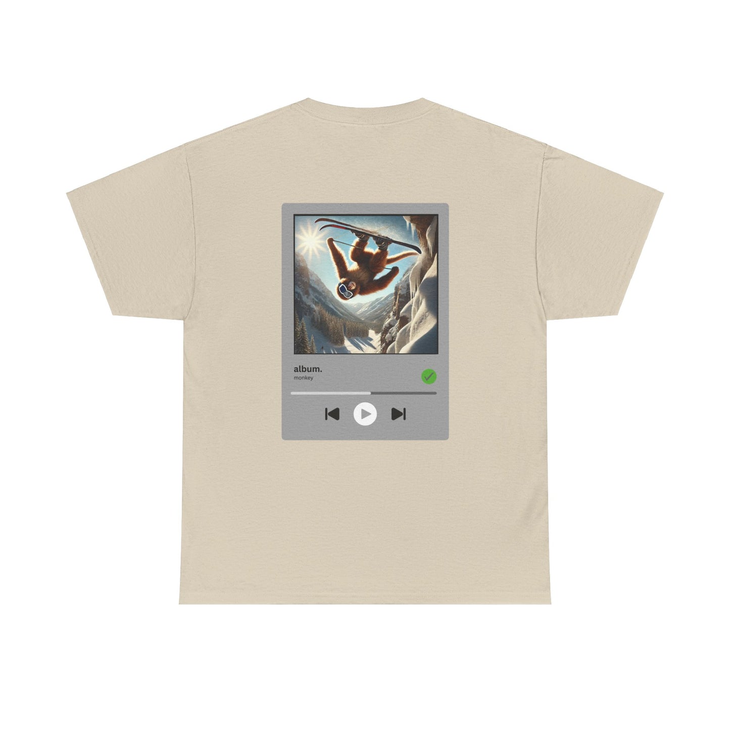 ALBUM T-SHIRT "MONKEY SKIING"