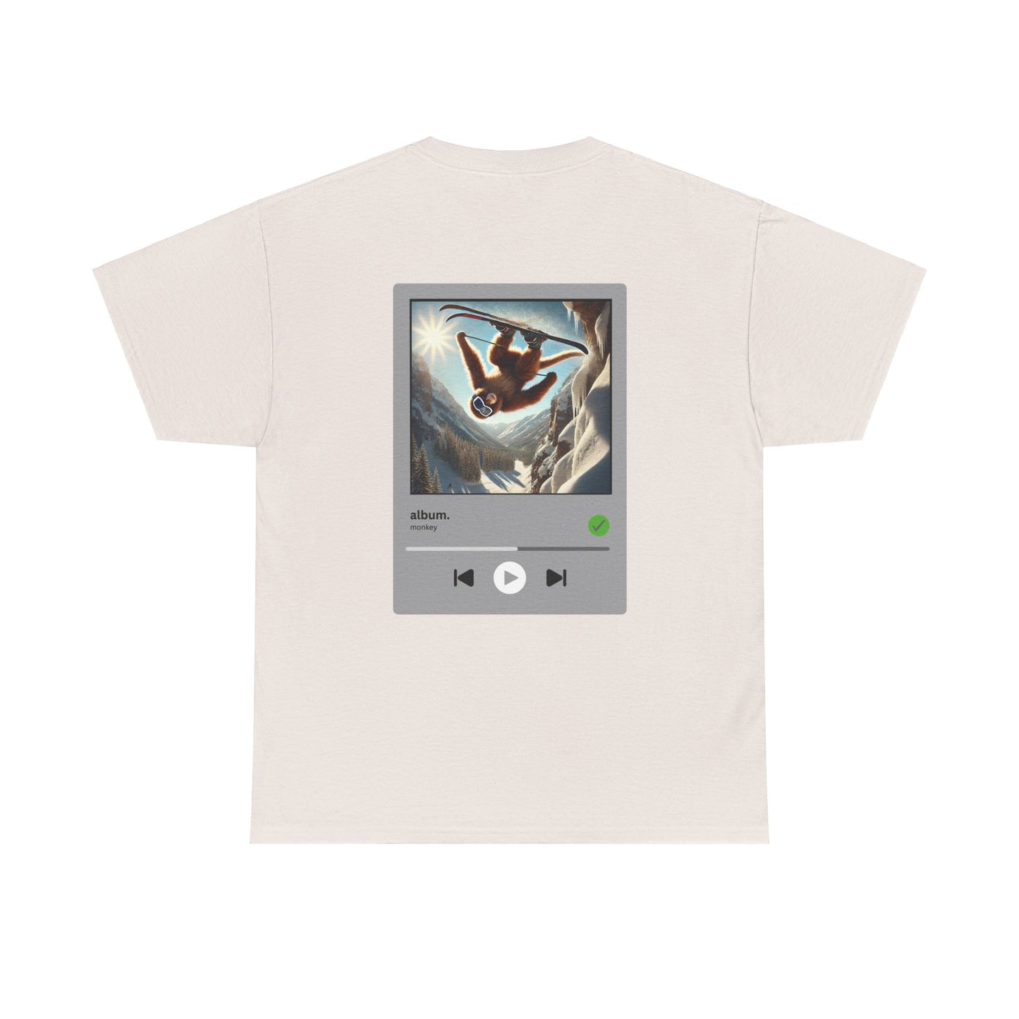 ALBUM T-SHIRT "MONKEY SKIING"